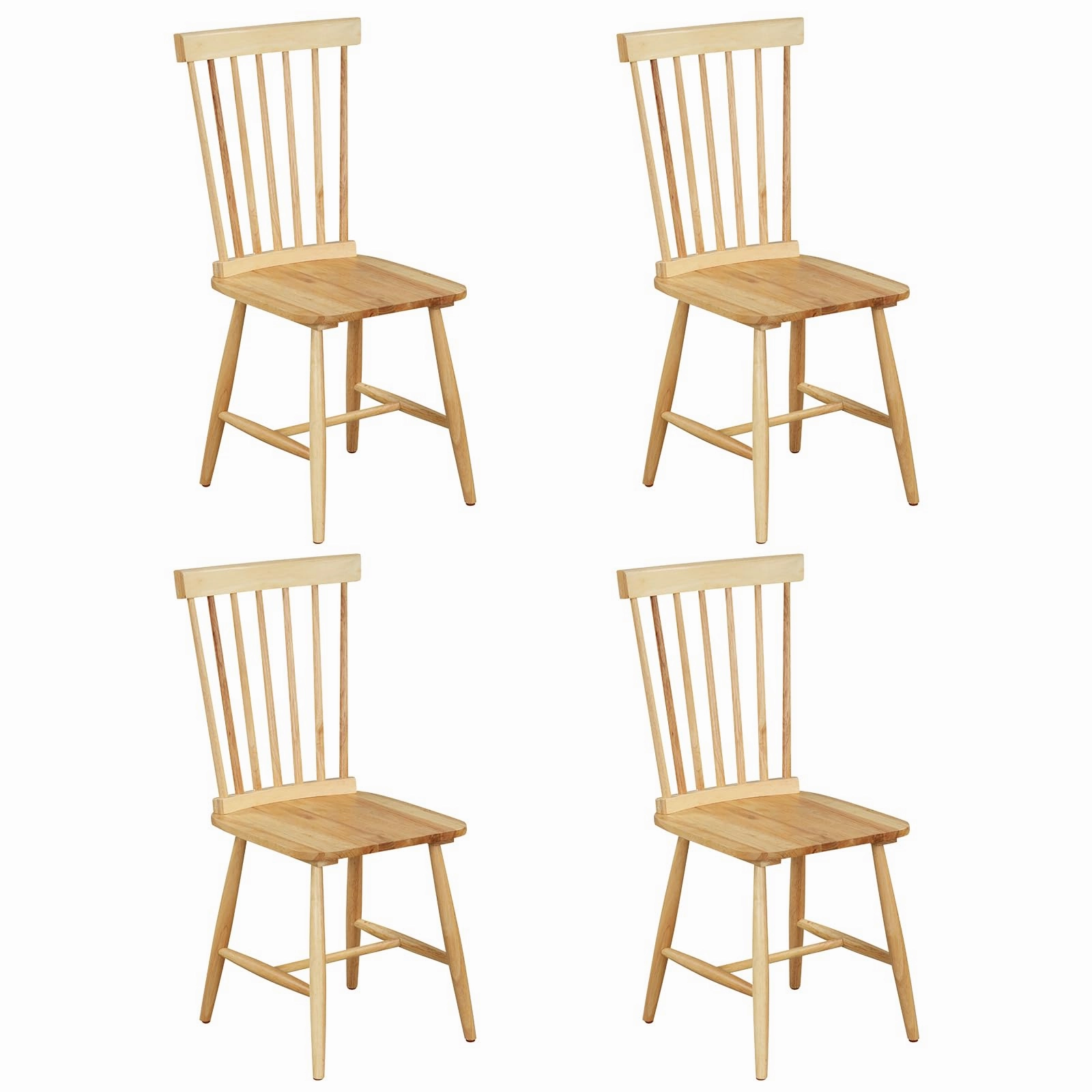 Giantex Wood Dining Chairs Set kitchen towel, placemats