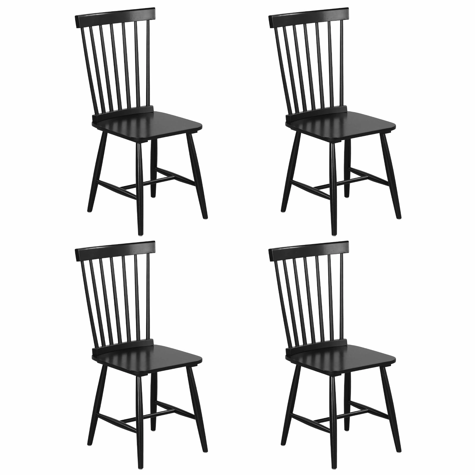 Giantex Wood Dining Chairs Set