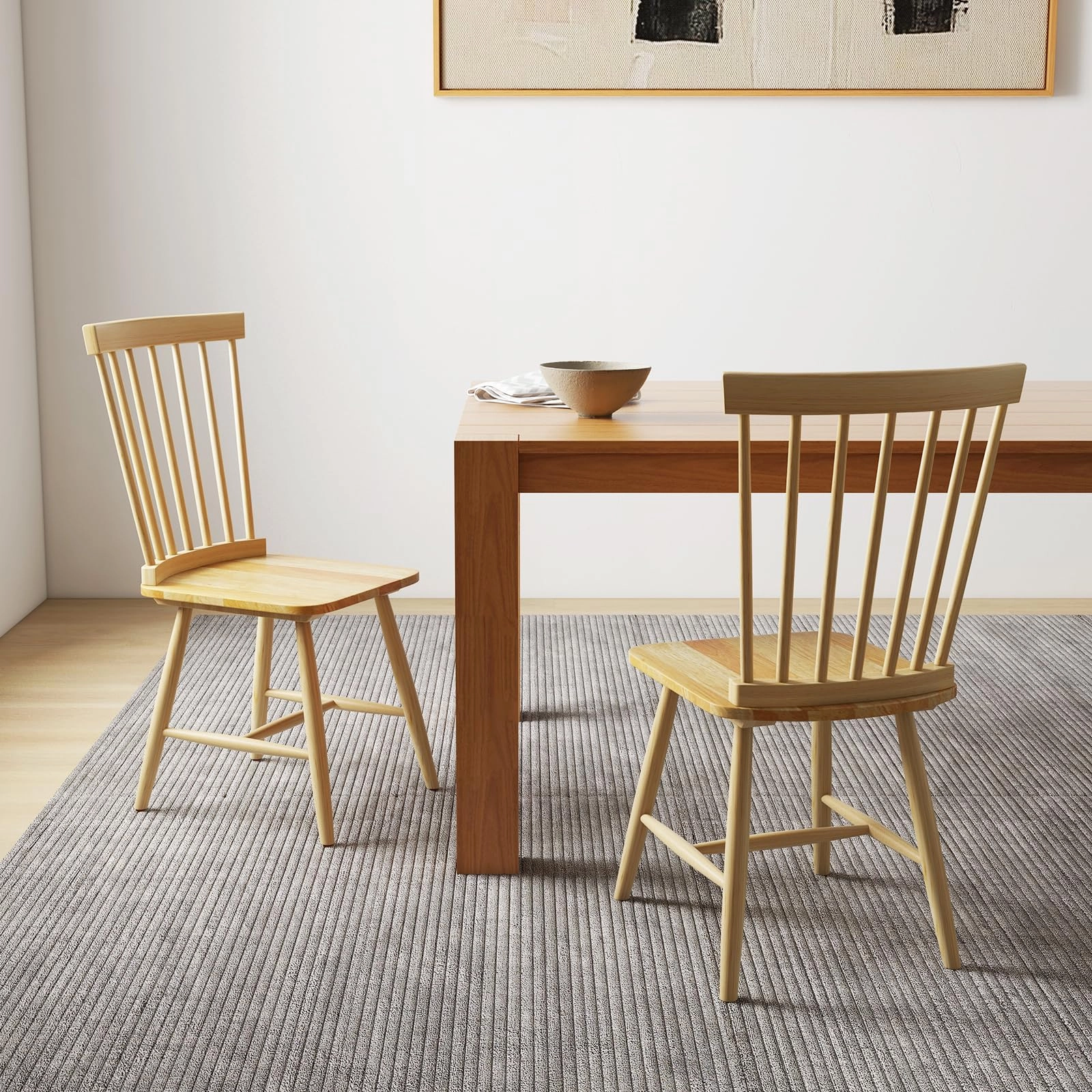 Giantex Wood Dining Chairs Set