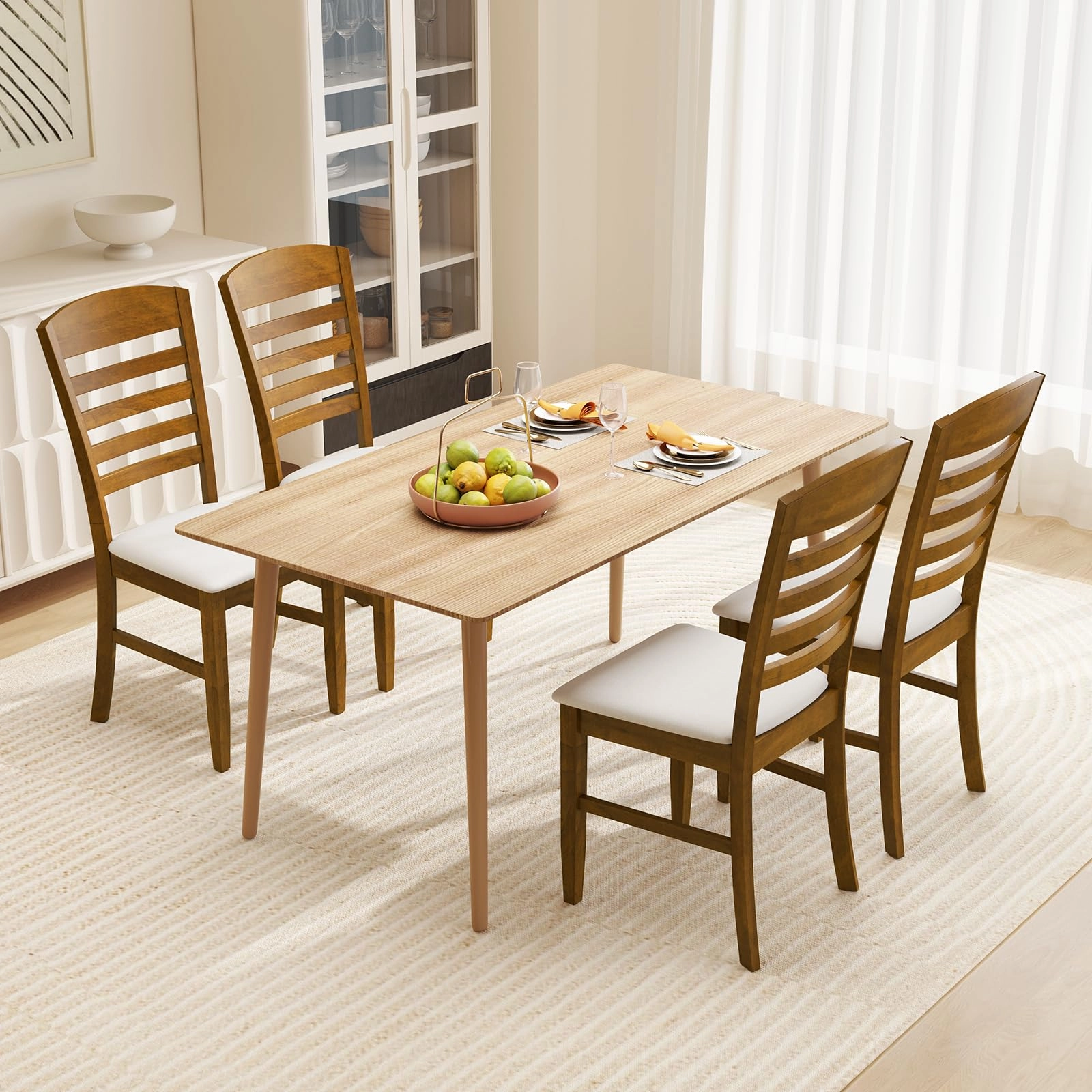 Giantex Wooden Dining Chairs Set