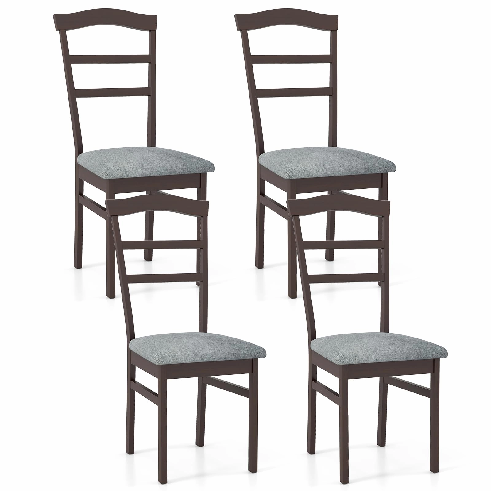 Giantex Wooden Dining Chairs Set for Dining Room Living Room
