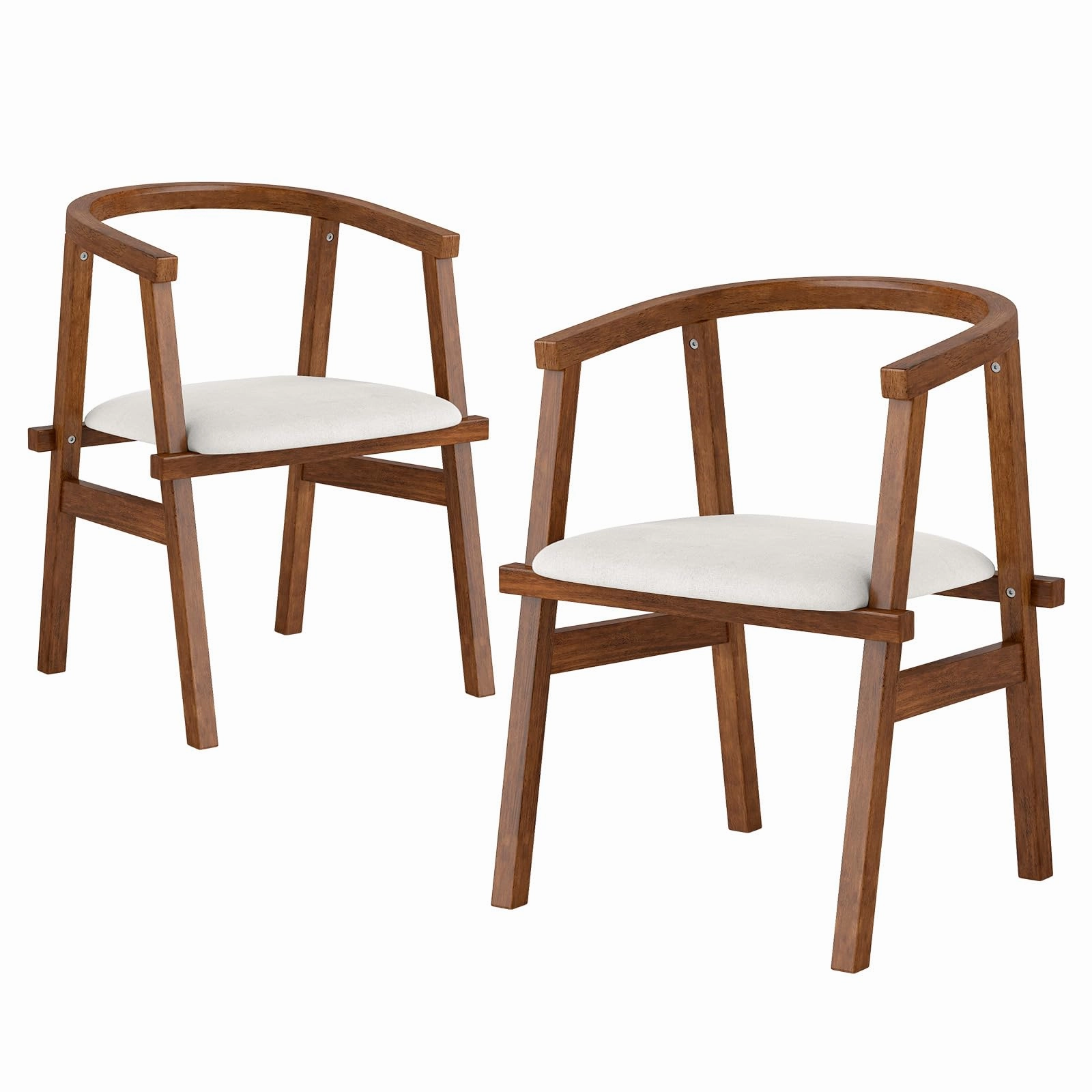 Giantex Wooden Dining Chairs Set of 2/4 kitchen towel, placemats