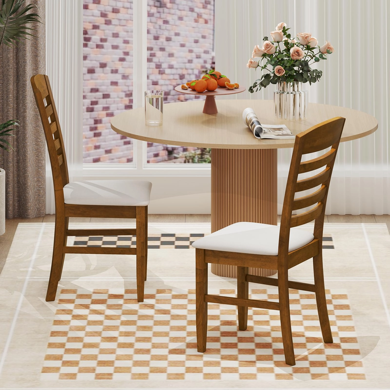 Giantex Wooden Dining Chairs Set