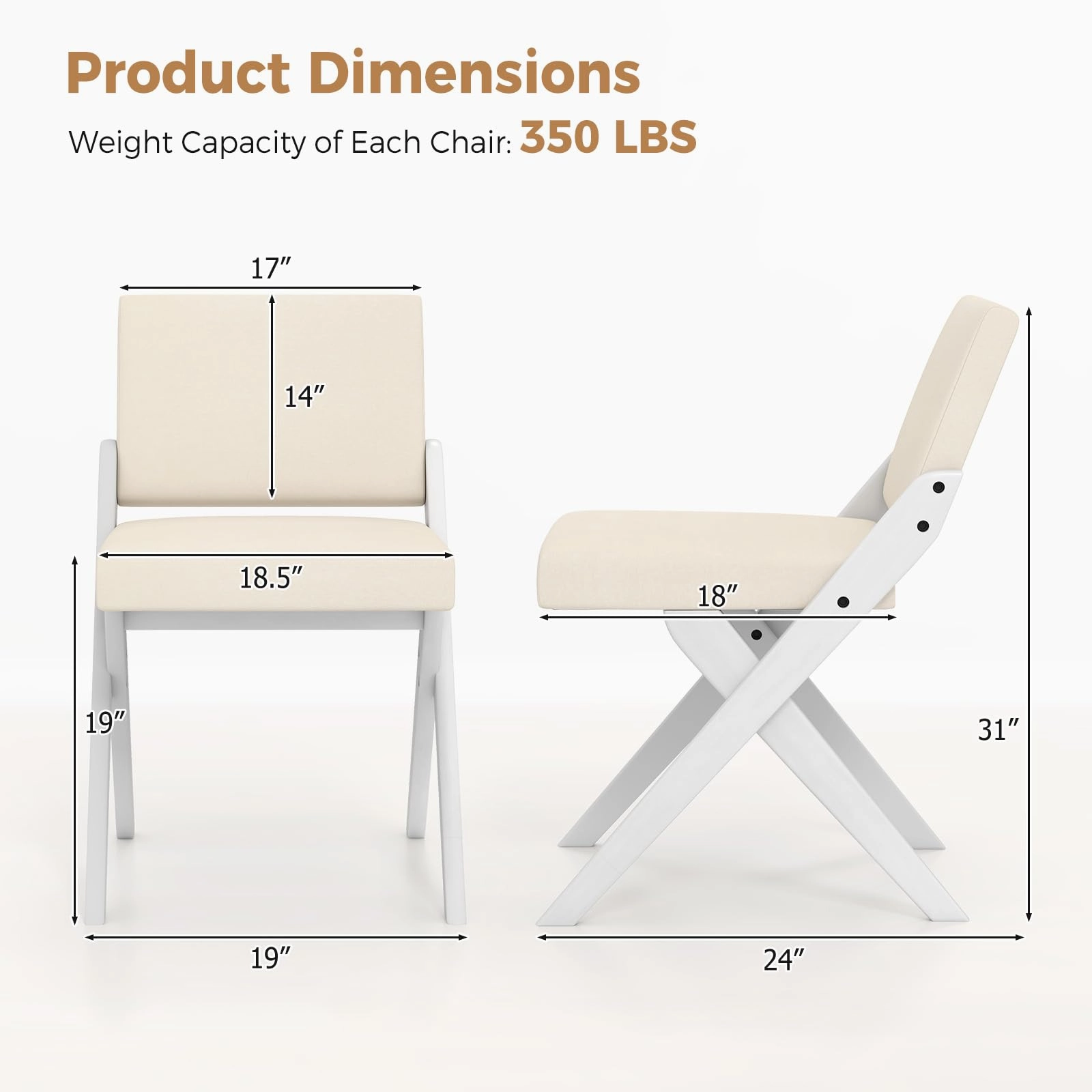 Giantex Wooden Dining Chairs