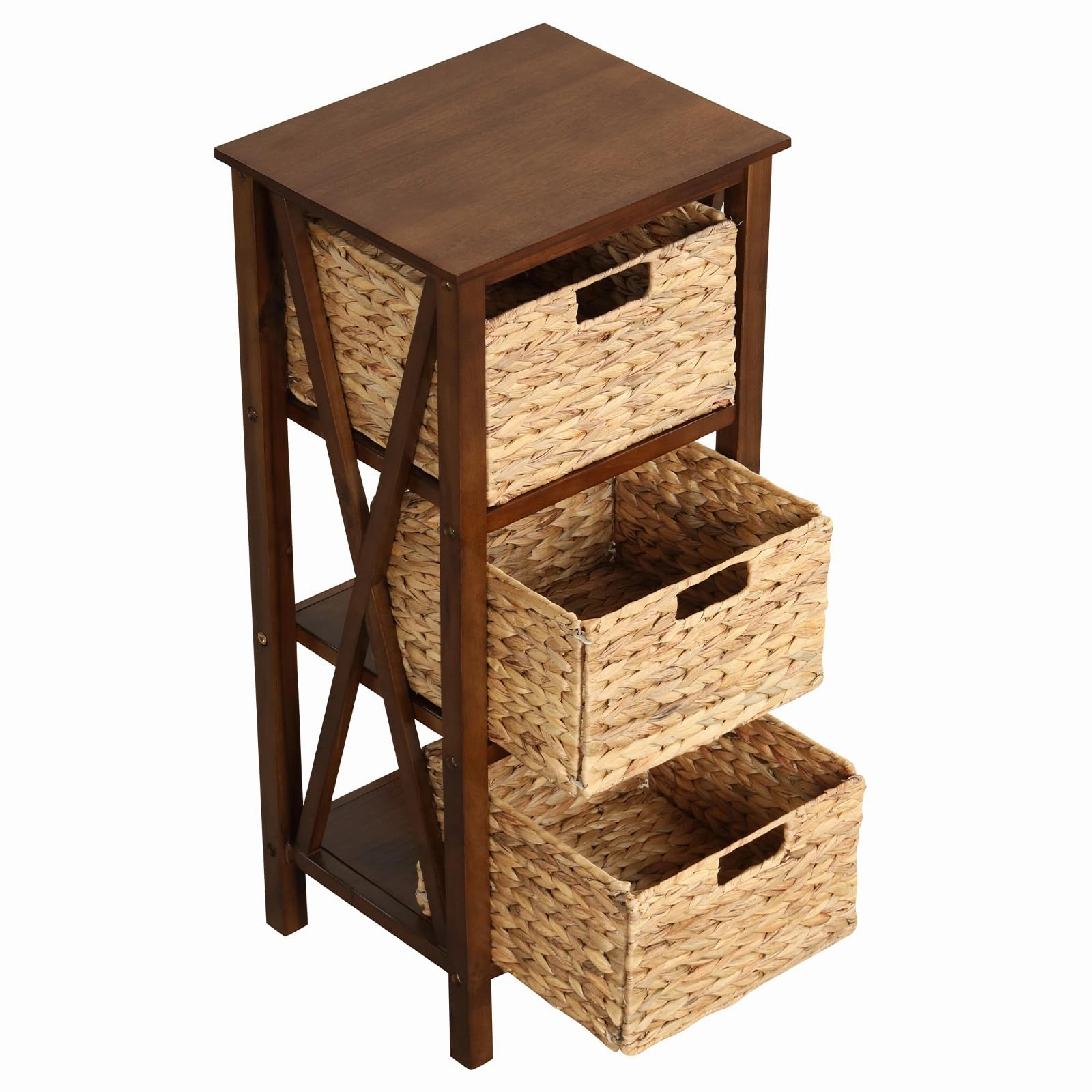 Giantex Wooden X-Design Side Table End Table