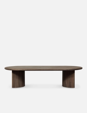 Gilda Outdoor Oval Coffee Table
