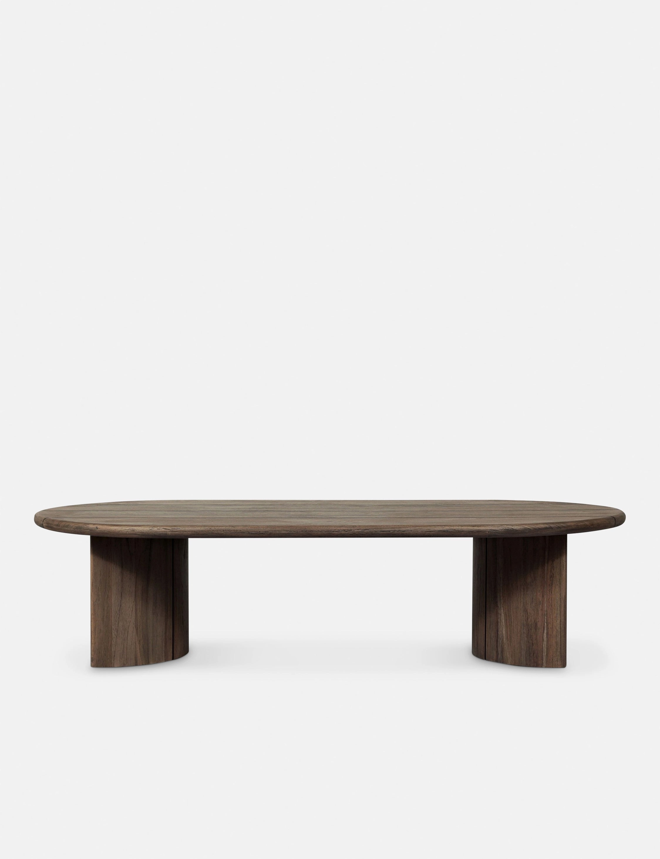 Gilda Outdoor Oval Coffee Table