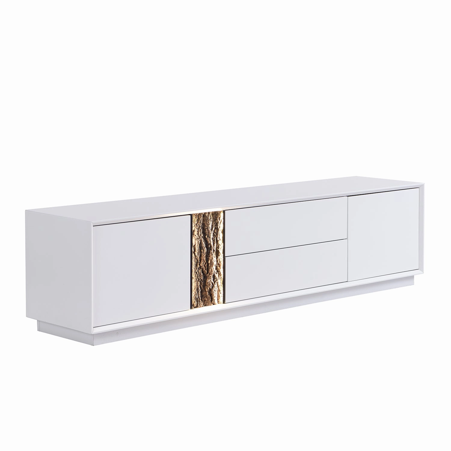 Glen Tree Bark Extra Wide LED TV Unit