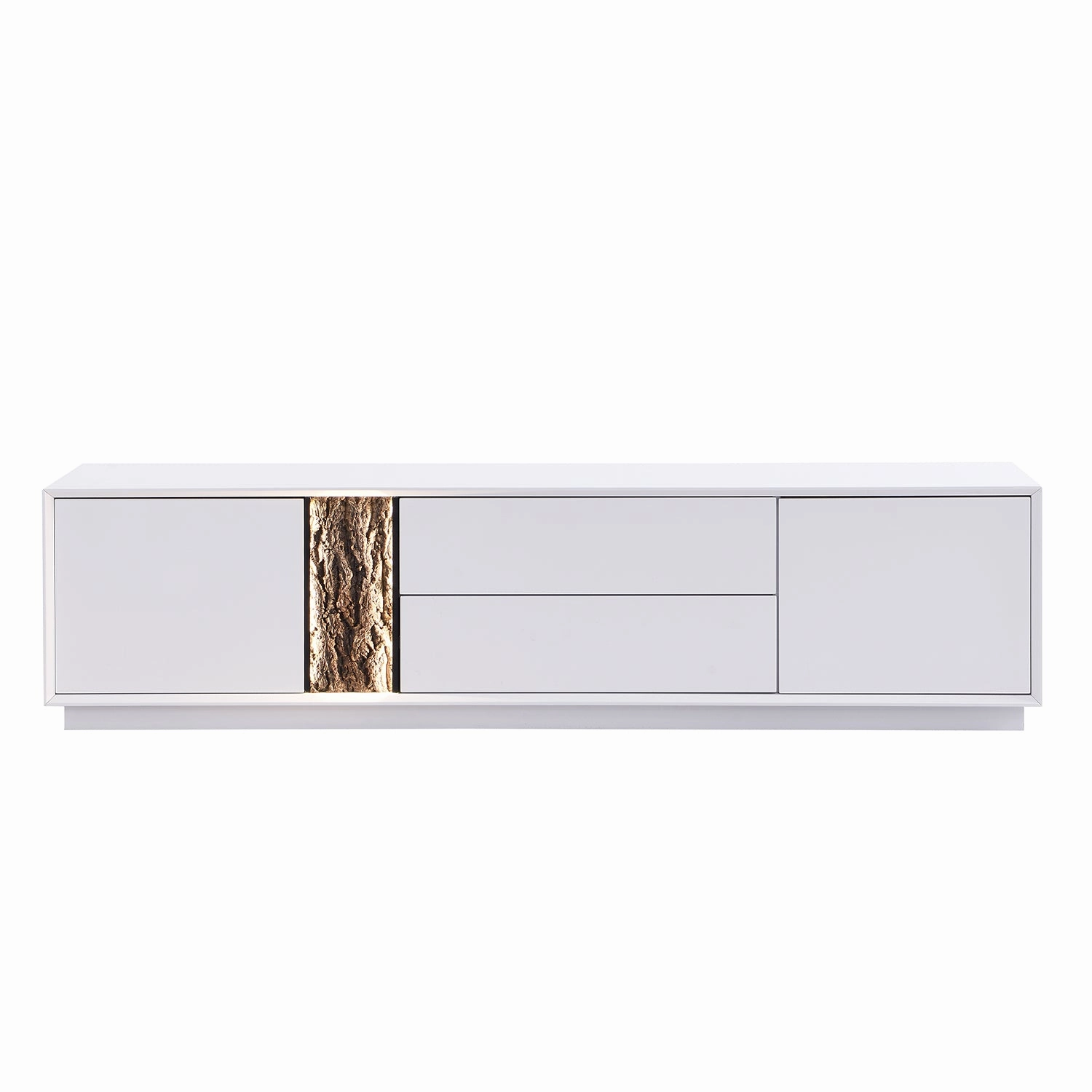 Glen Tree Bark Extra Wide LED TV Unit