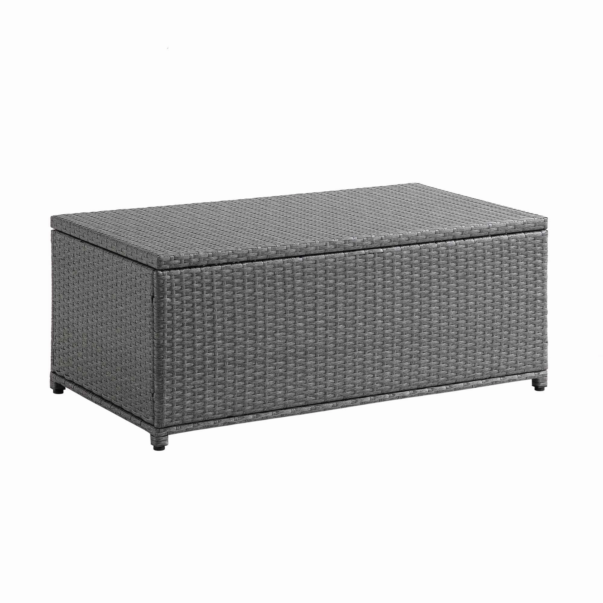Granchester 120cm Rattan Storage Box, Grey