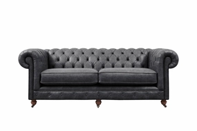 Grand Chesterfield | 3 Seater Sofa | Vintage Slate
