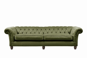 Grosvenor | 4 Seater Sofa | Opulence Olive Green