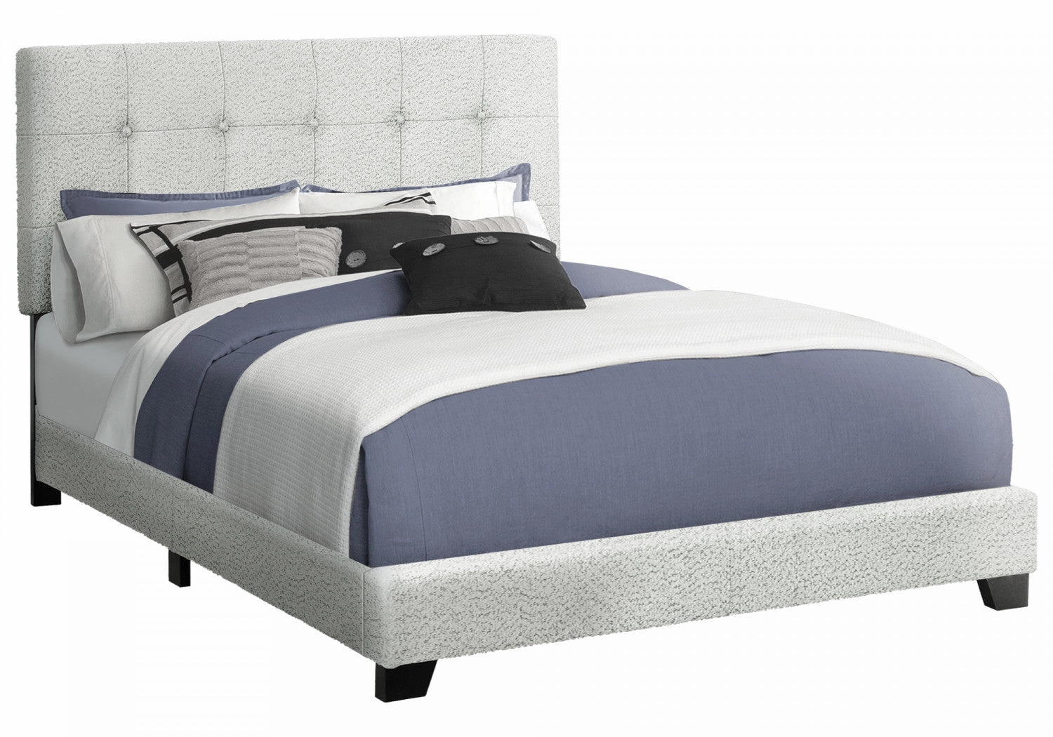 Gwendolyn Queen Bed - Grey