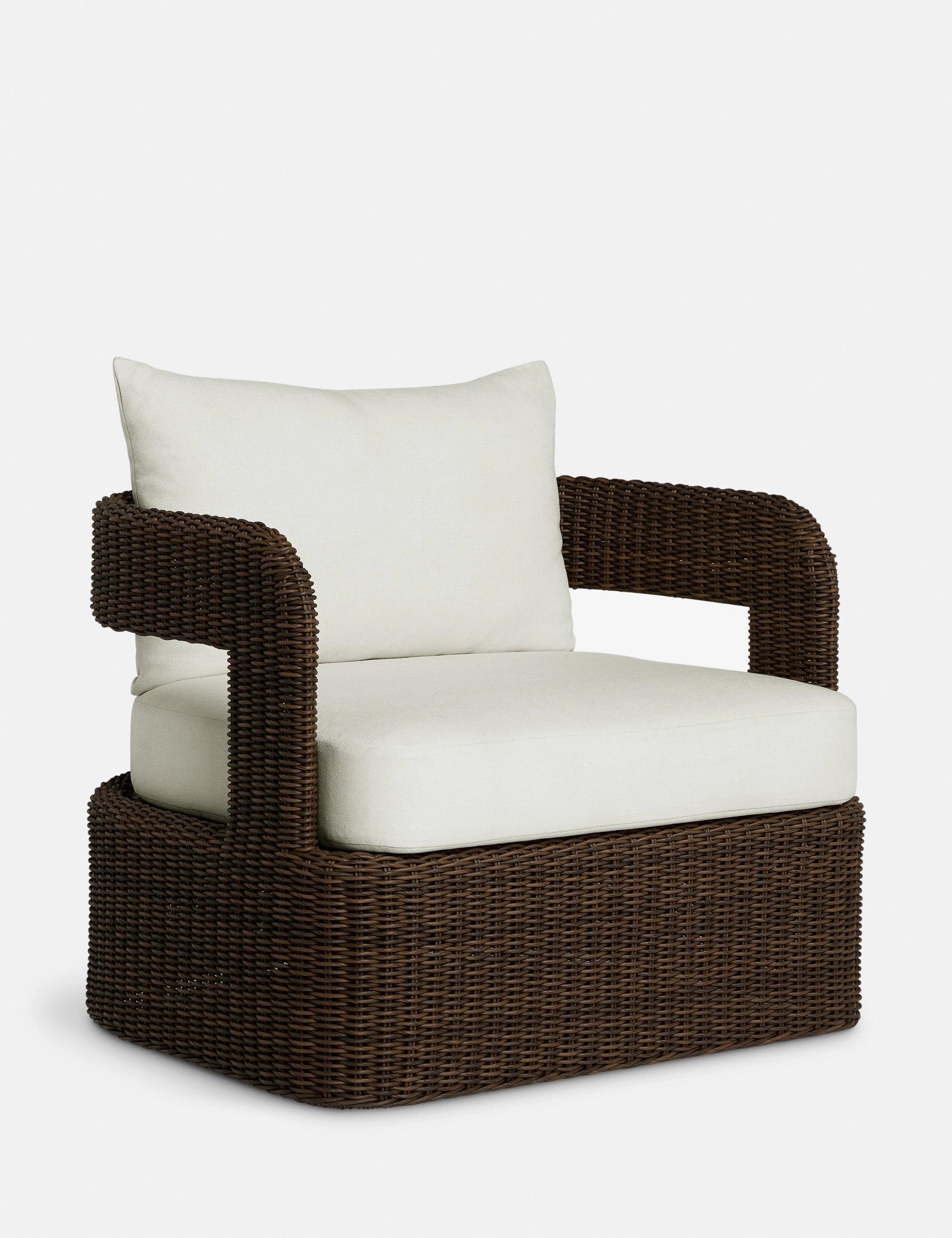 Hadler Outdoor Swivel Lounge Chair