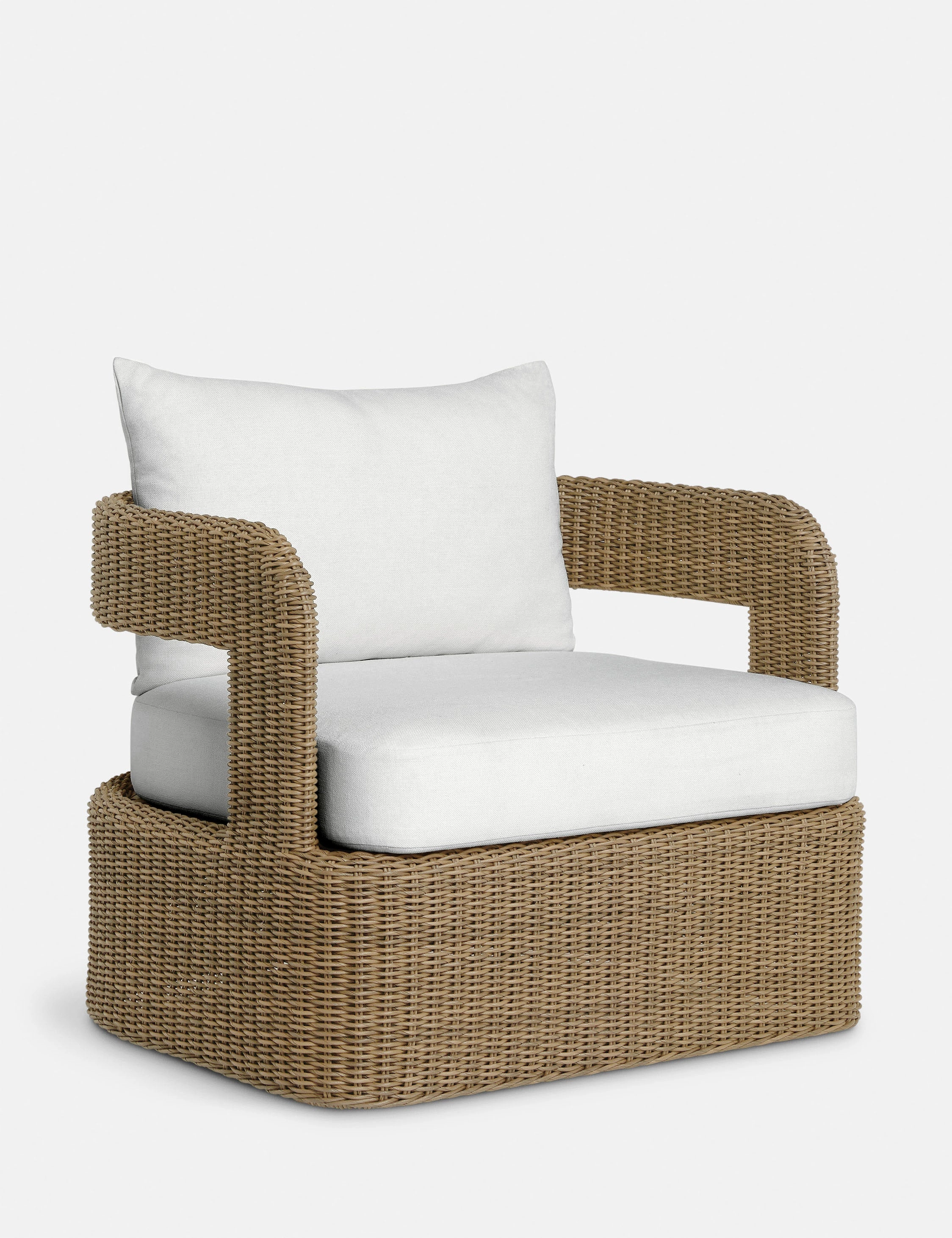 Hadler Outdoor Swivel Lounge Chair