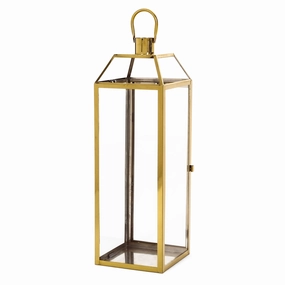 Hamel 22" Modern Stainless Steel Lantern outdoor party decor, BBQ set