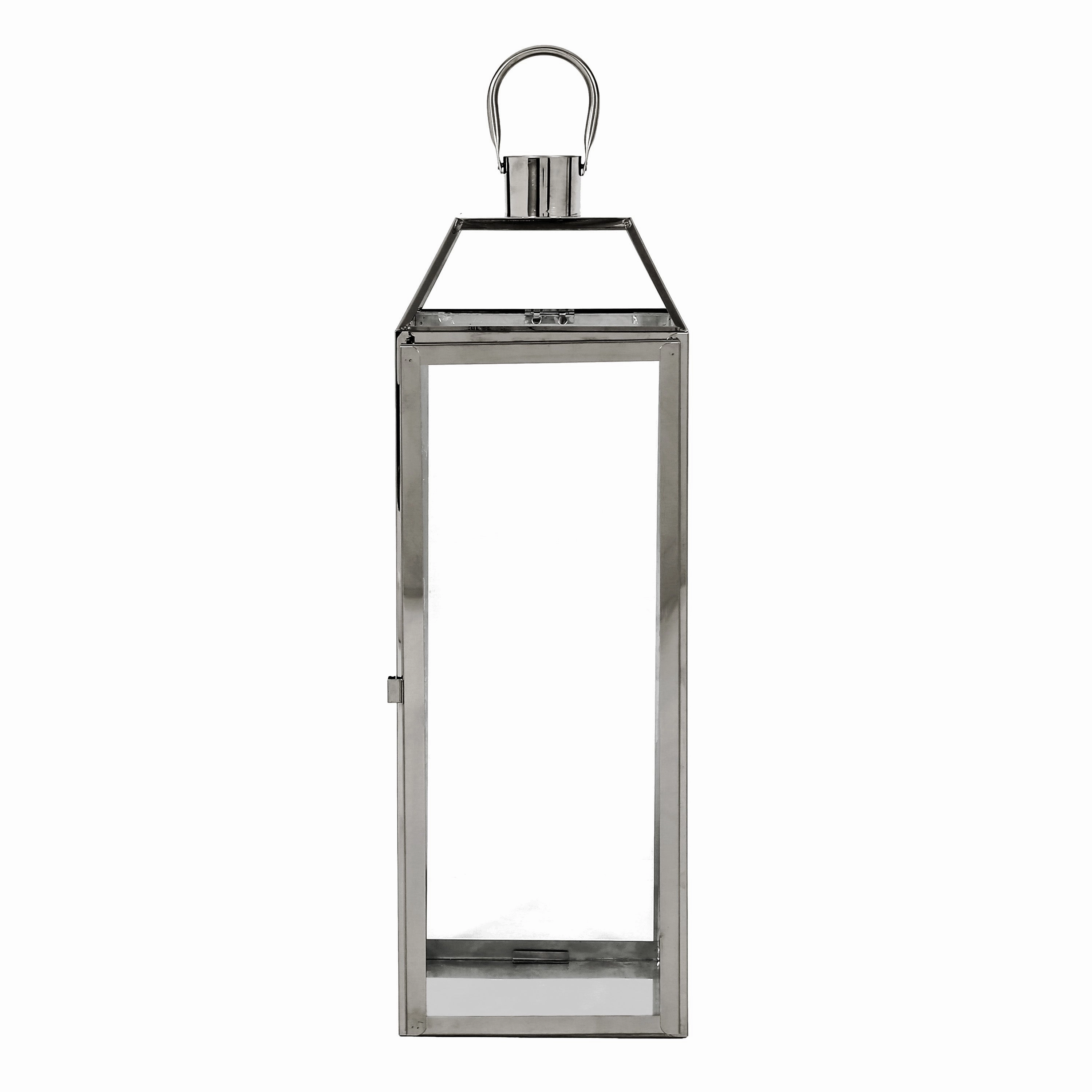 Hamel 22" Modern Stainless Steel Lantern