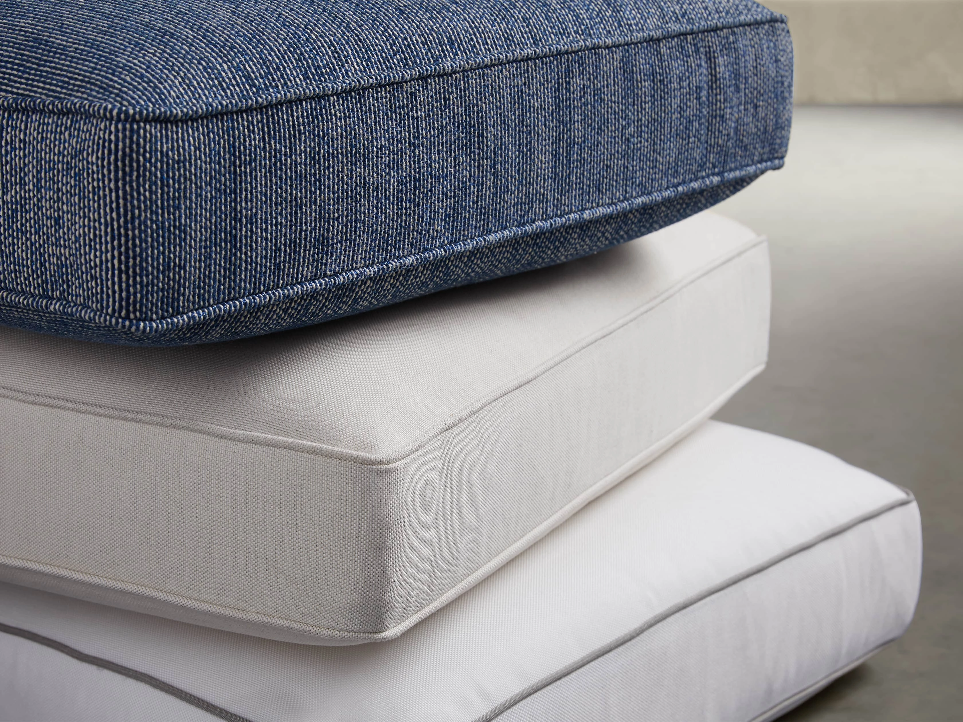 Hamptons Outdoor Collection Replacement Cushions in Maritime Zinc
