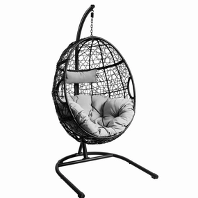 Hanging Egg Chair, Swing Chair with C Hammock Stand Set sectional sofa, corner couch