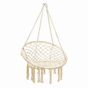 Hanging Hammock Chair, Macrame Hanging Chair 330 Pounds Capacity sectional sofa, corner couch