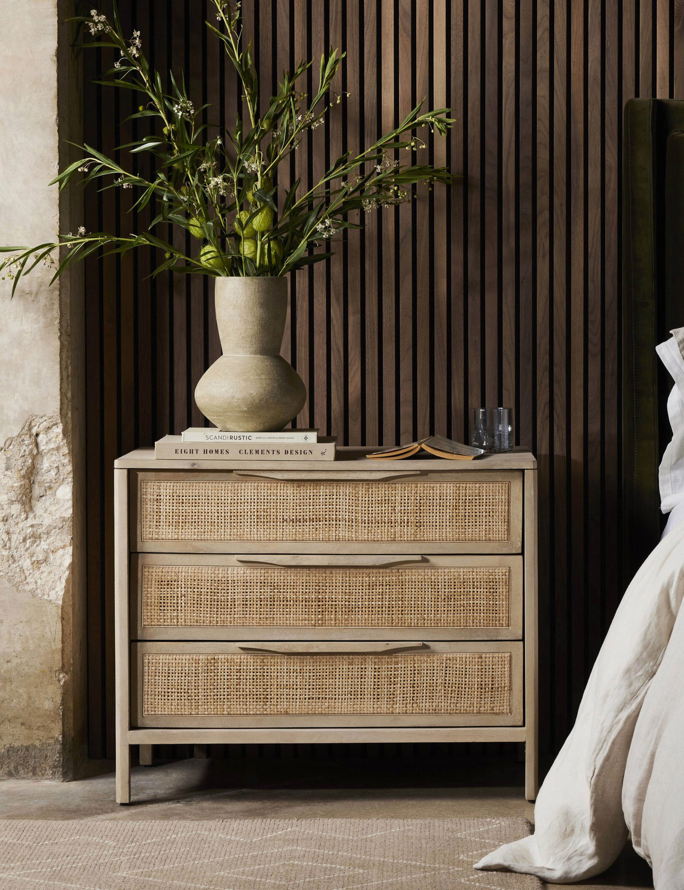 Hannah 3-Drawer Nightstand