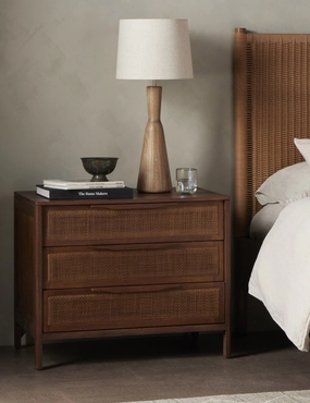 Hannah 3-Drawer Nightstand