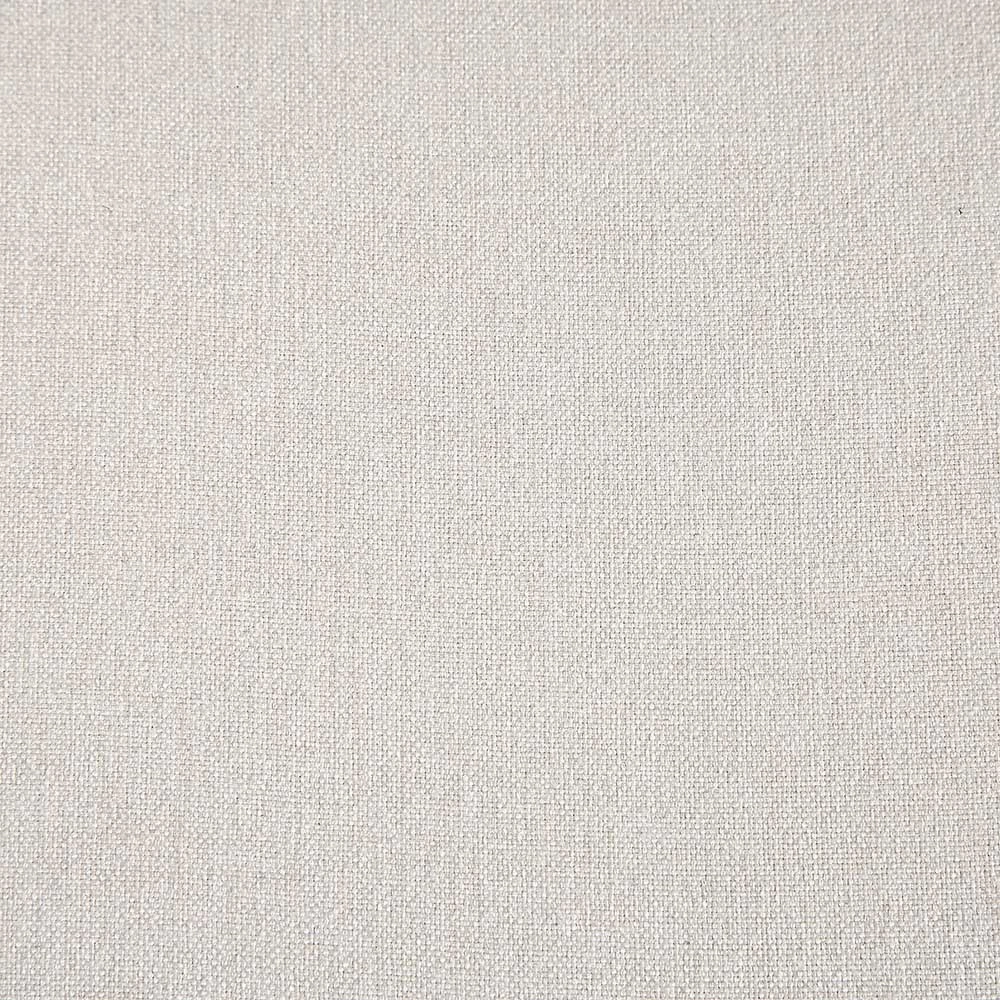 Hansel Upholstered Padded Dining Chair, Beige Fabric and Natural Frame