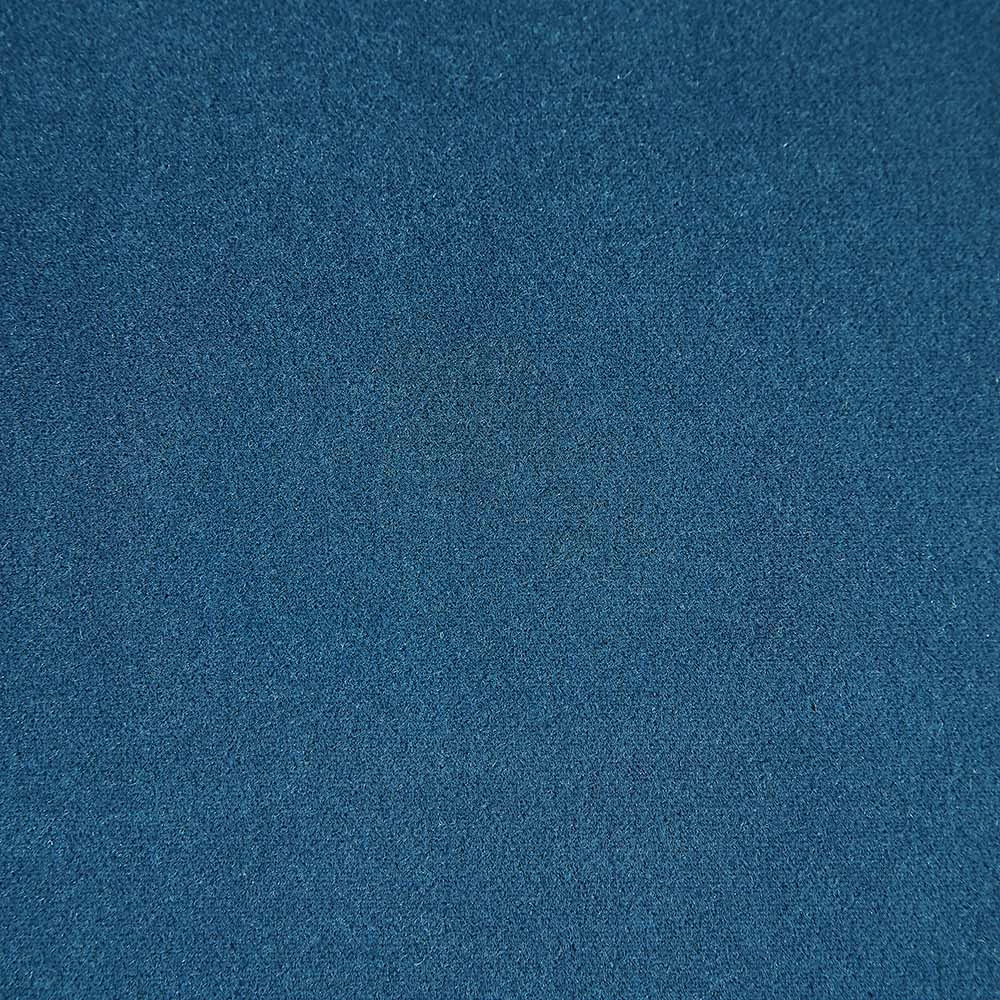Hansel Upholstered Padded Dining Chair, Blue Velvet and Black Frame
