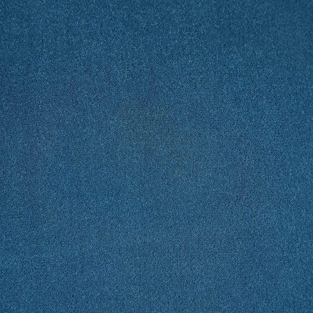 Hansel Upholstered Padded Dining Chair, Blue Velvet and Black Frame