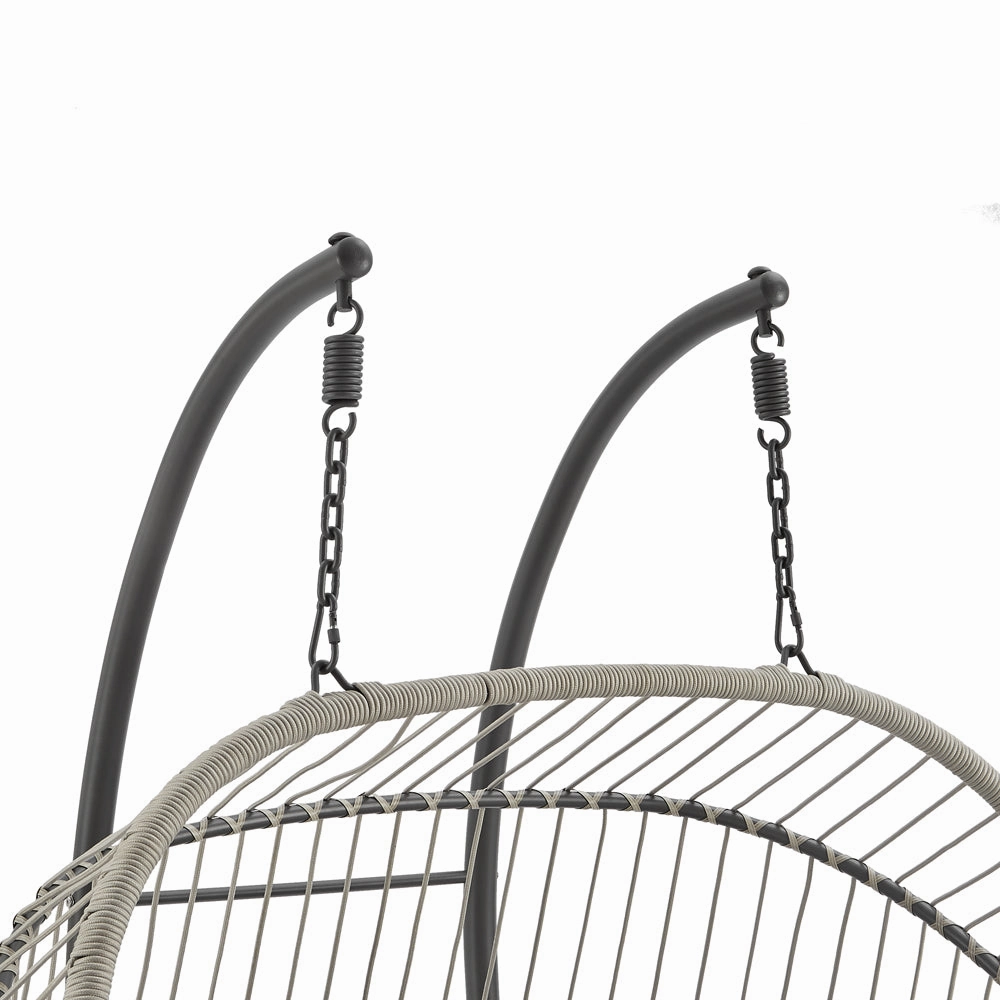 Harrington Rattan   Rope Indoor Outdoor DOUBLE Hanging Chair