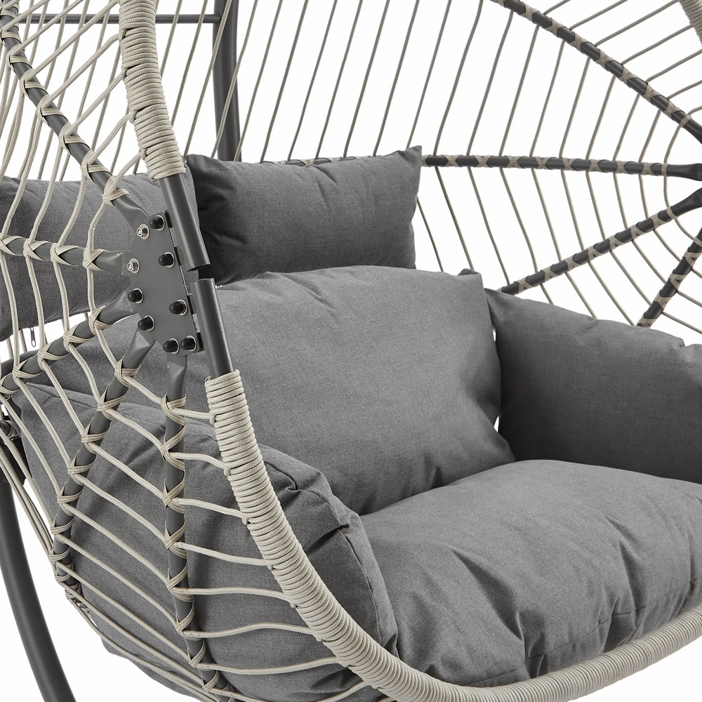 Harrington Rattan   Rope Indoor Outdoor DOUBLE Hanging Chair