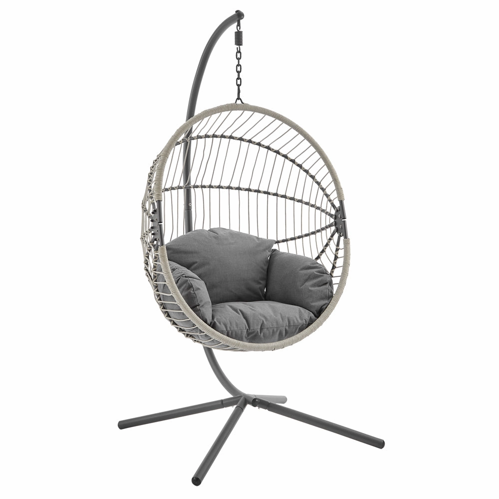 Harrington Rattan   Rope Indoor Outdoor SINGLE Hanging Chair
