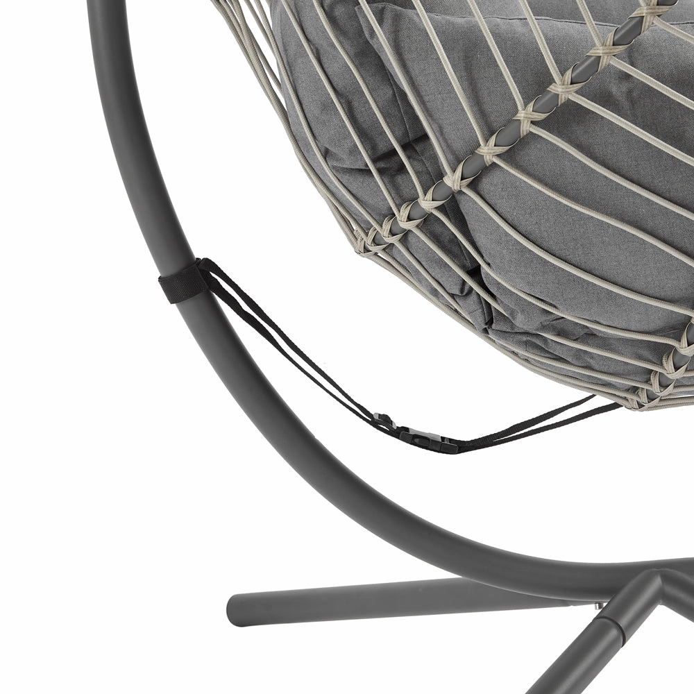 Harrington Rattan   Rope Indoor Outdoor SINGLE Hanging Chair
