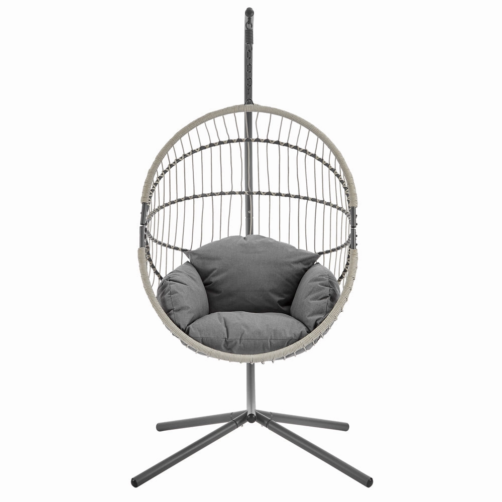 Harrington Rattan   Rope Indoor Outdoor SINGLE Hanging Chair