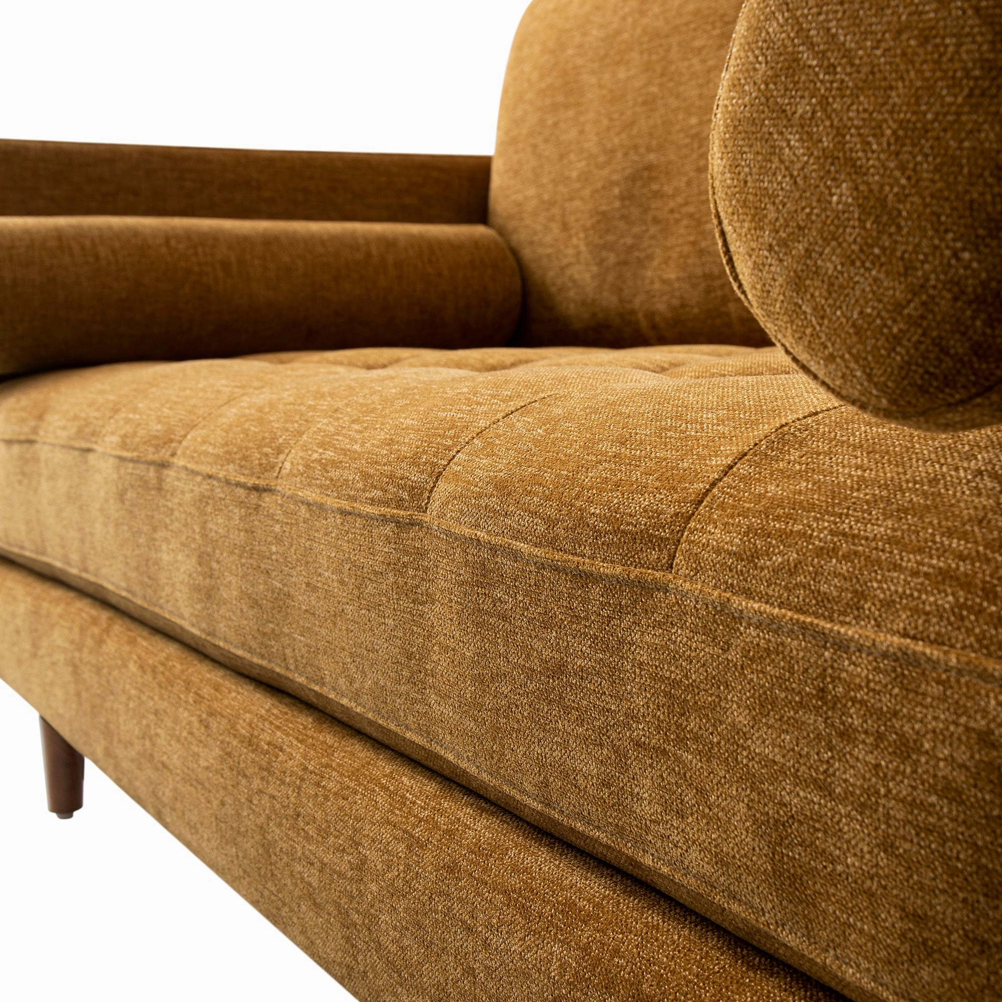 Henrietta 2-Seater Sofa, Spiced Honey Chenille