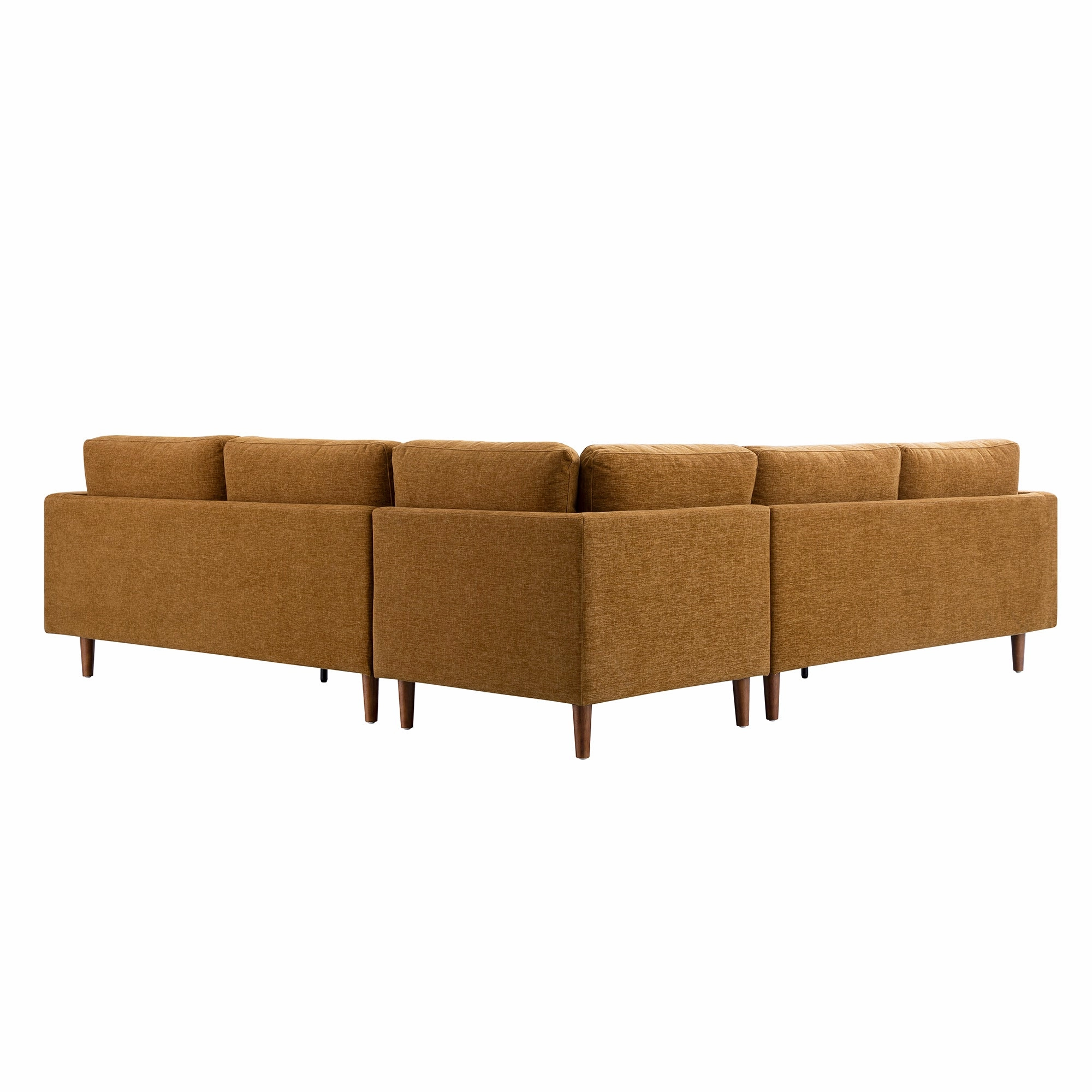 Henrietta 5 Seater Corner Sofa, Spiced Honey Chenille