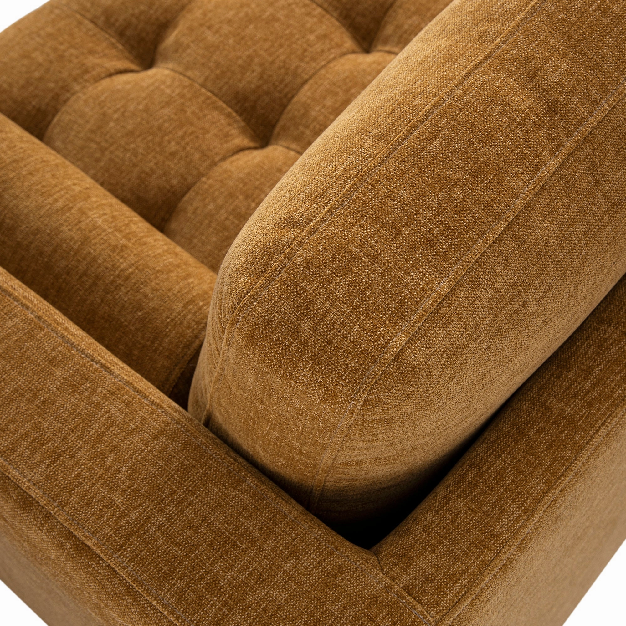 Henrietta 5 Seater Corner Sofa, Spiced Honey Chenille