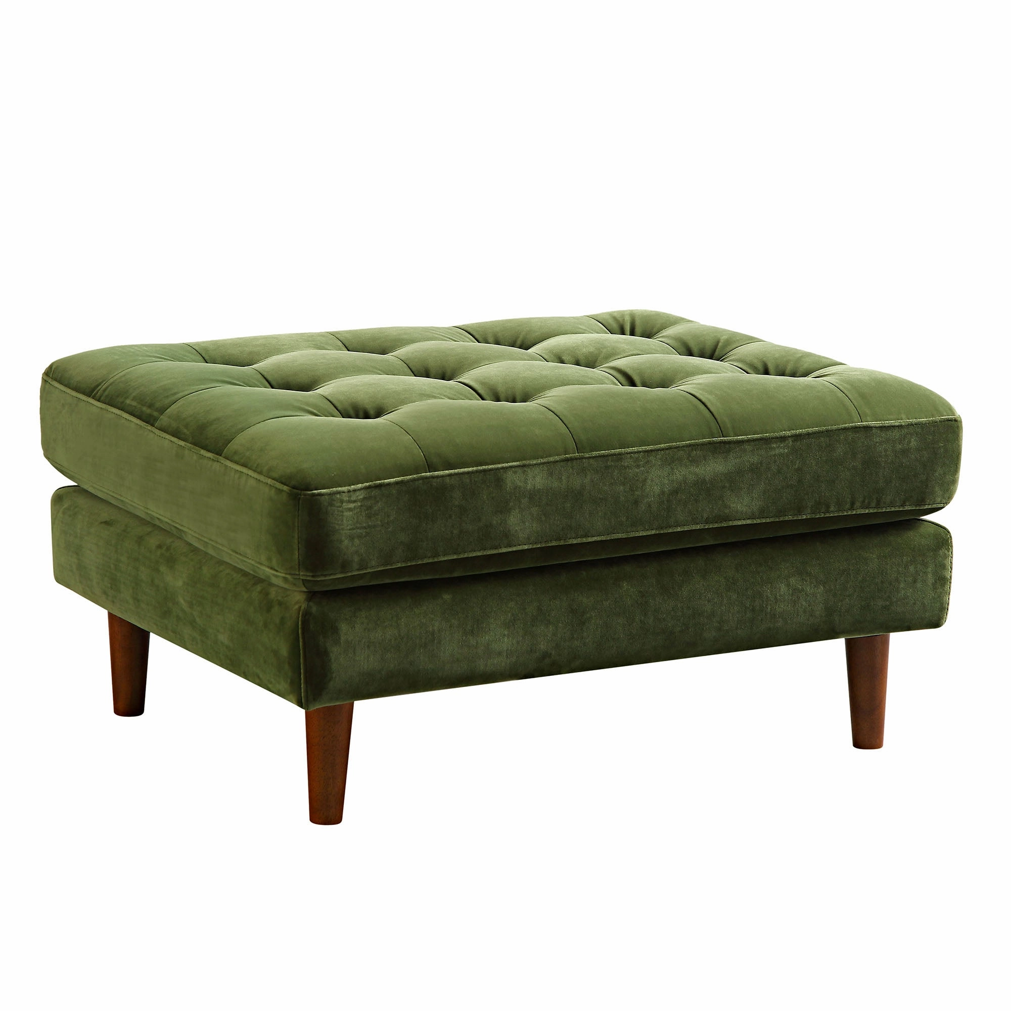 Henrietta Ottoman, Moss Green Velvet