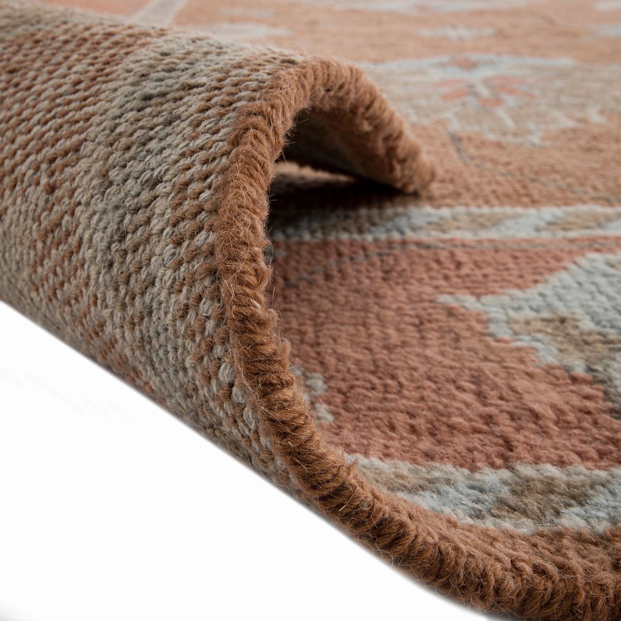 Heritage Collection Florentine Rose Premium Hand-Knotted New Zealand Wool Rug
