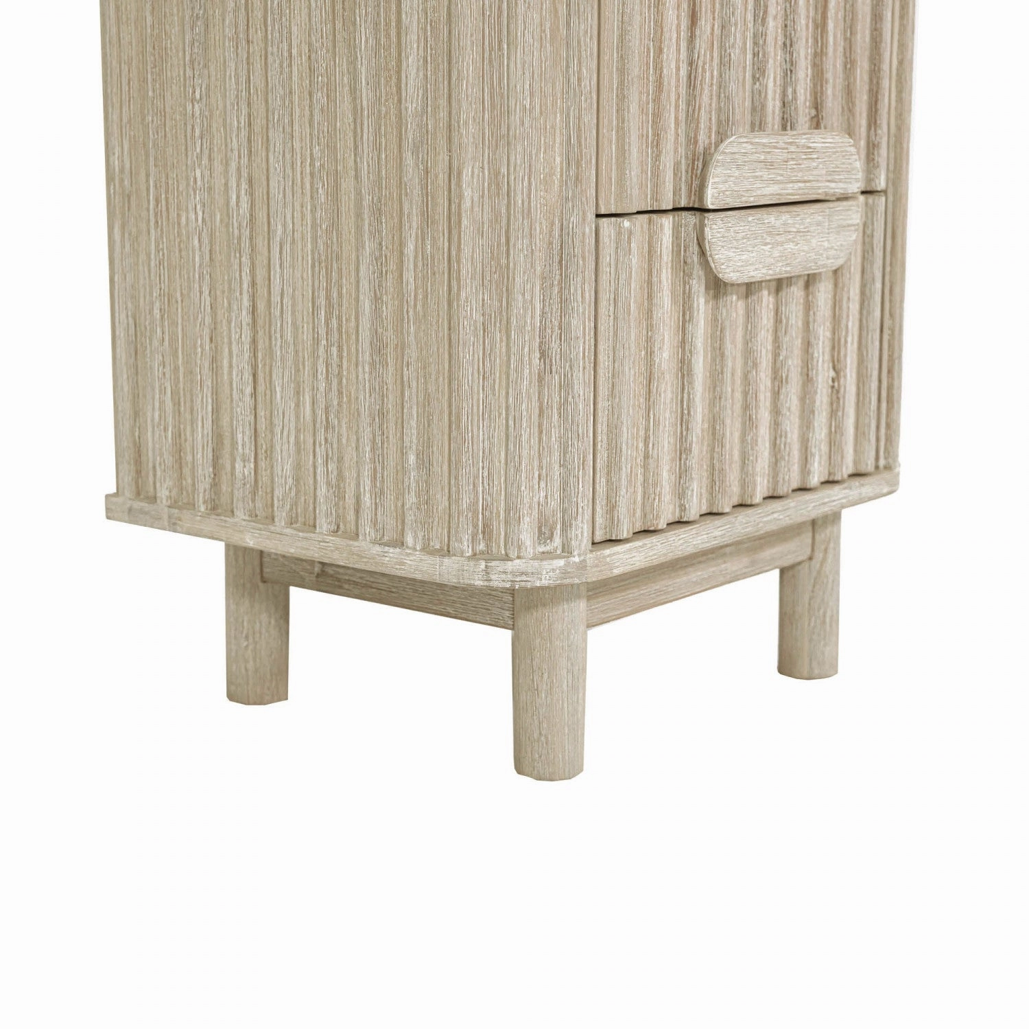 Humbach Night Table - White Washed Natural