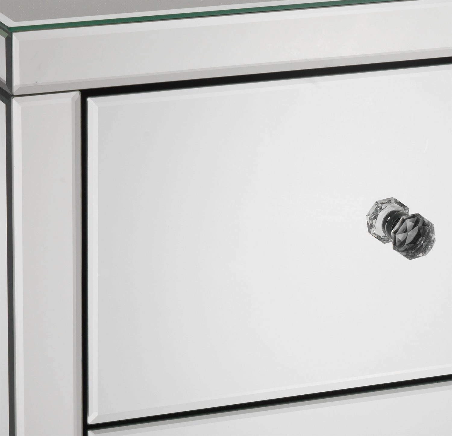 Illusion Night Table - Mirrored Glass