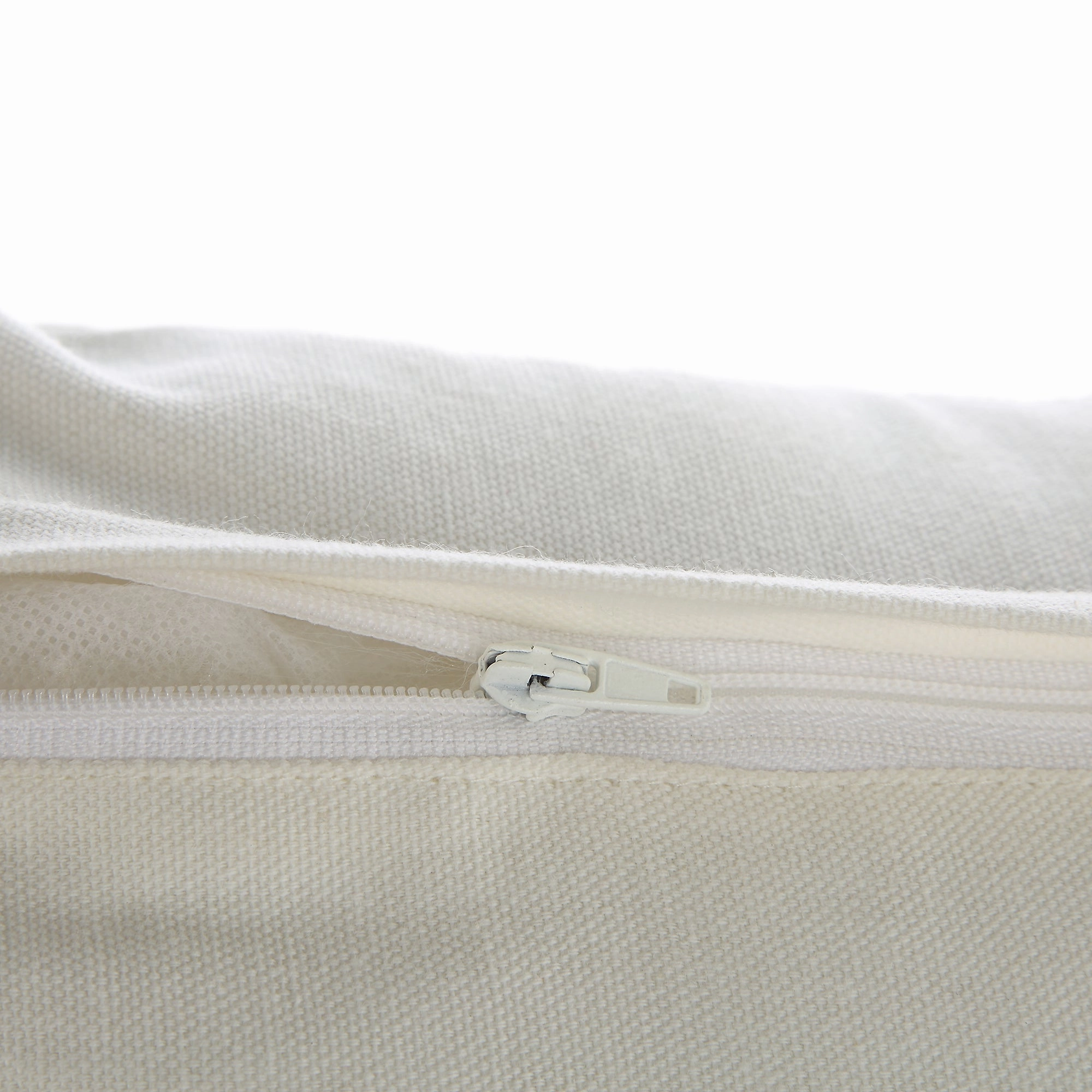 Indigo Collection Laguna French Knot White & Blue Cotton Cushion