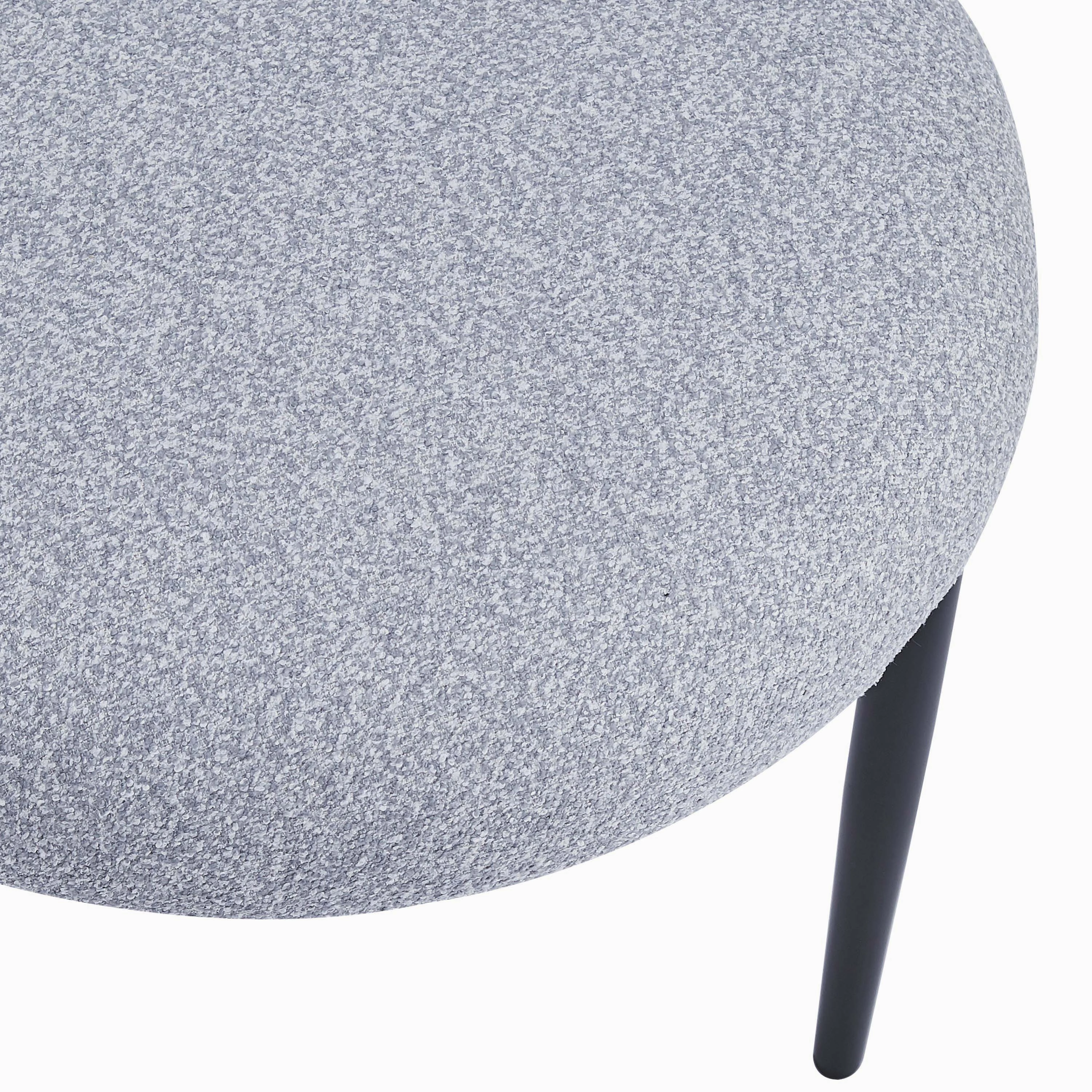 Indoor Luxury Fabric Upholstered Dining Chairs, Set of 2