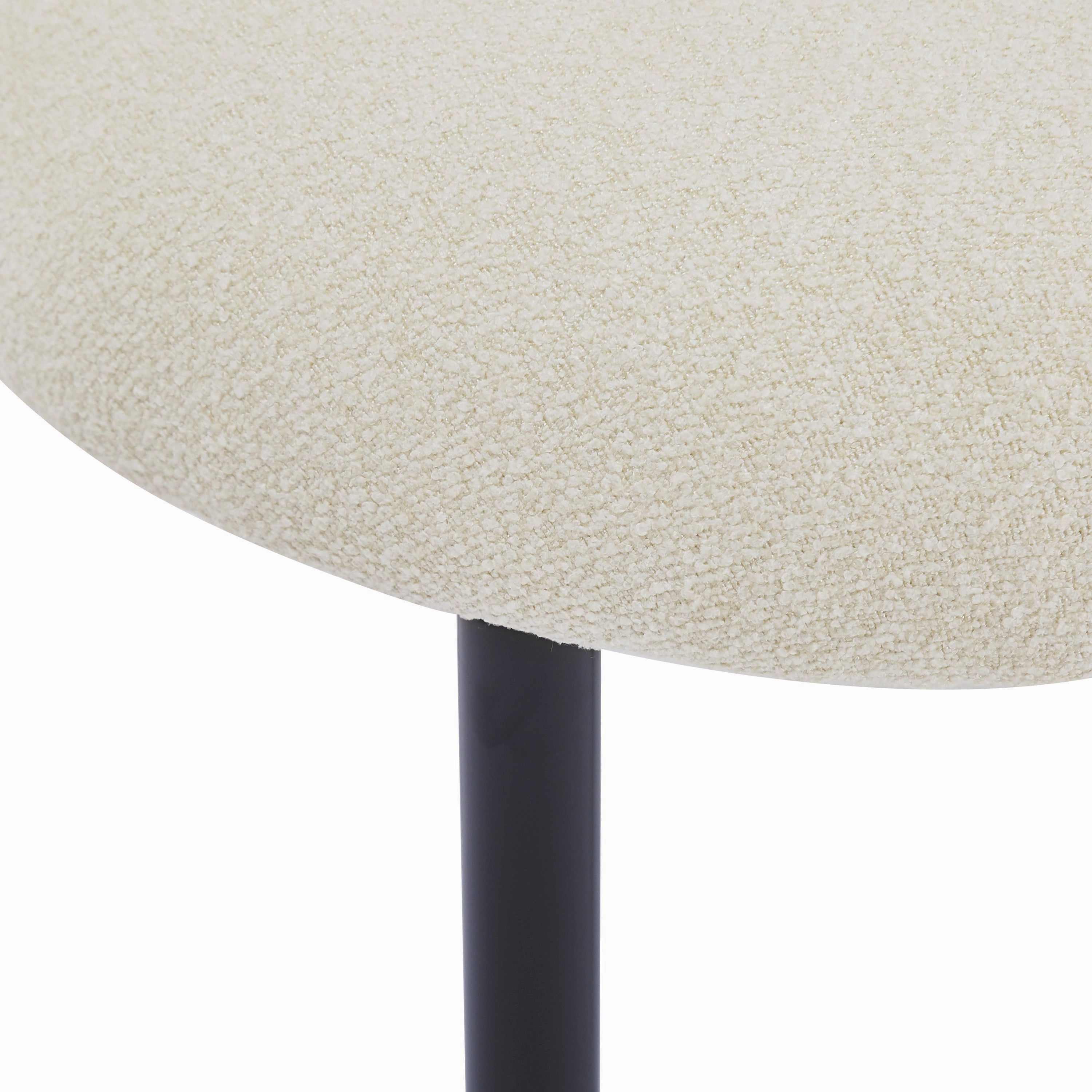 Indoor Luxury Fabric Upholstered Dining Chairs, Set of 2