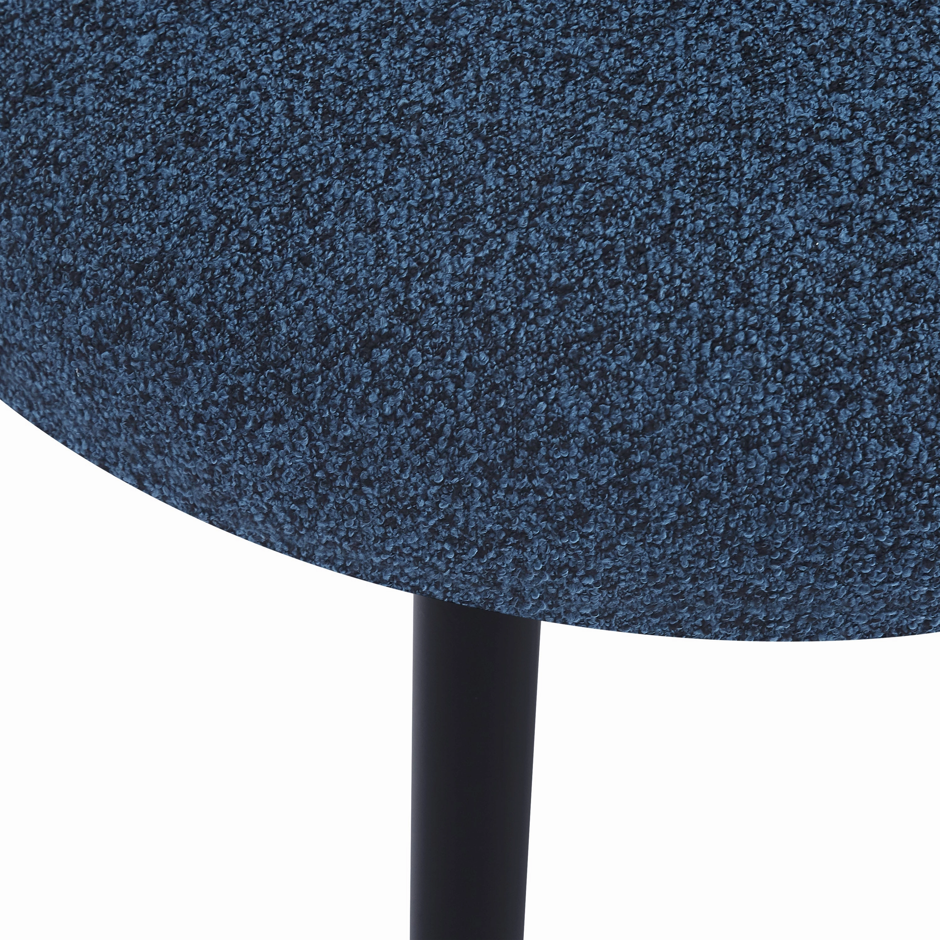 Indoor Luxury Fabric Upholstered Dining Chairs, Set of 2