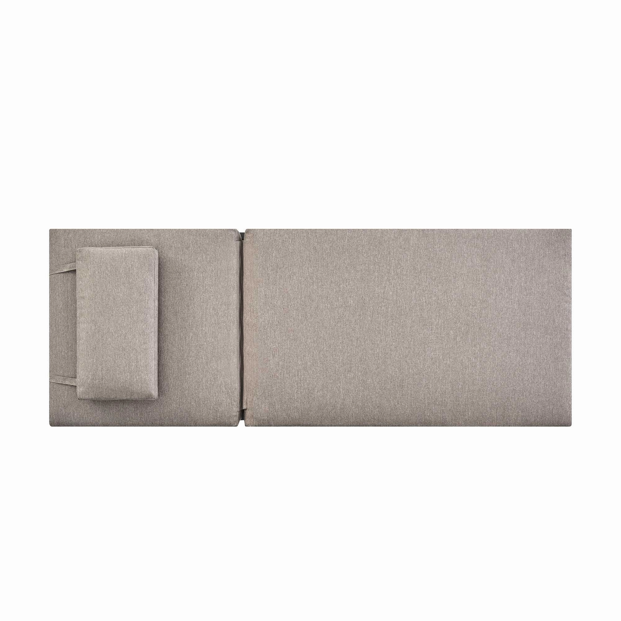Jardin Aluminium Outdoor Sun Lounger, Granite