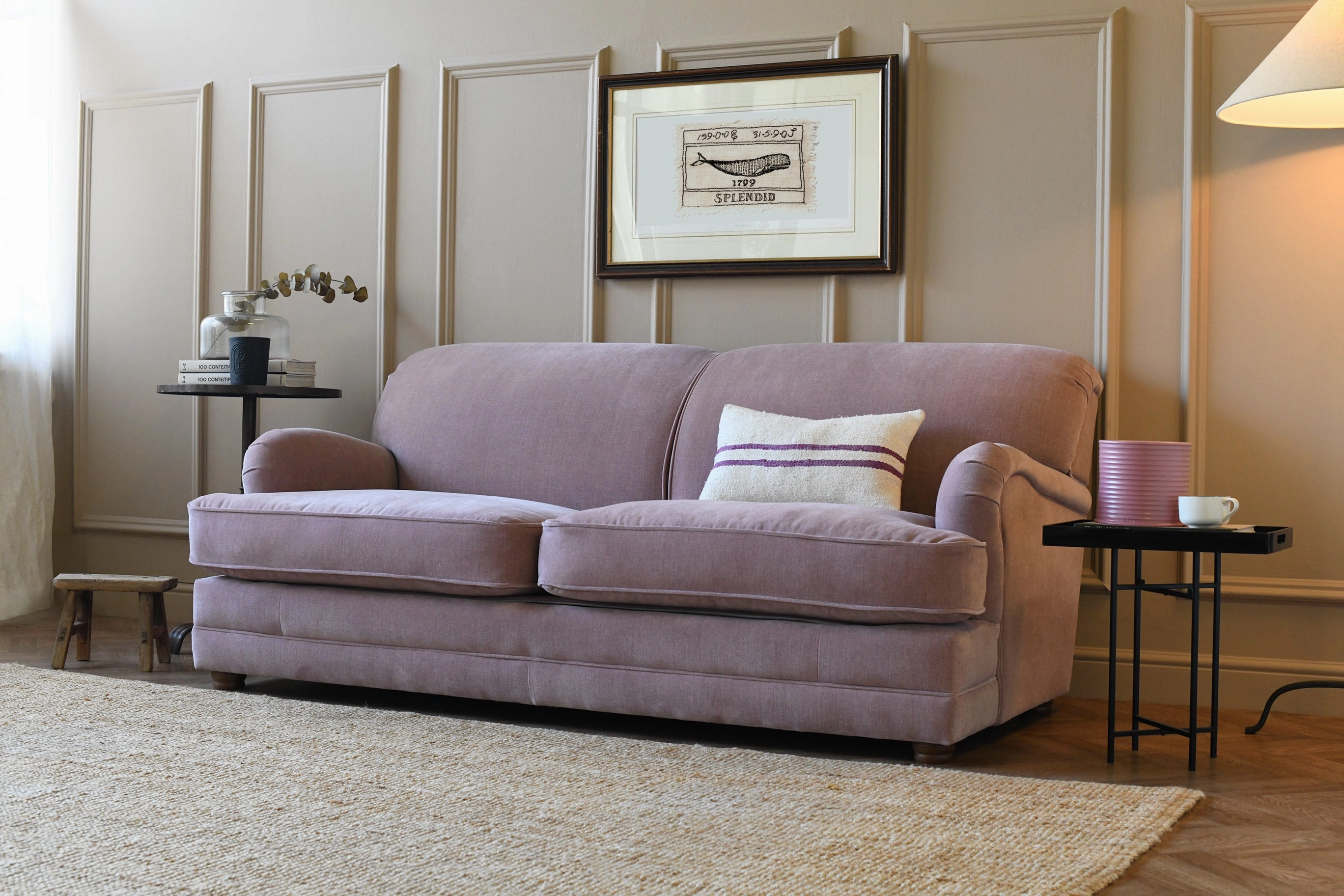 Jasper | Sofa Bed | Manolo Dusky Pink