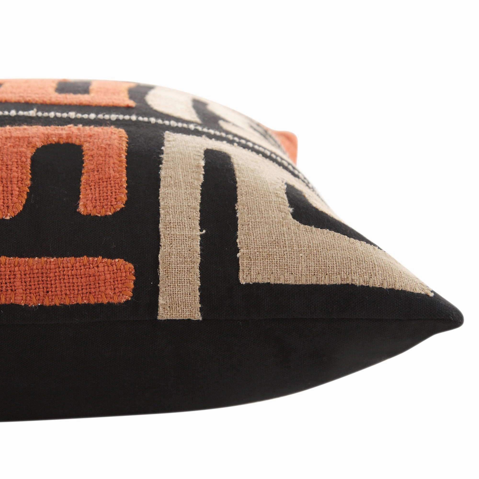 Javari Burnt Terracotta Appliqu Cushion