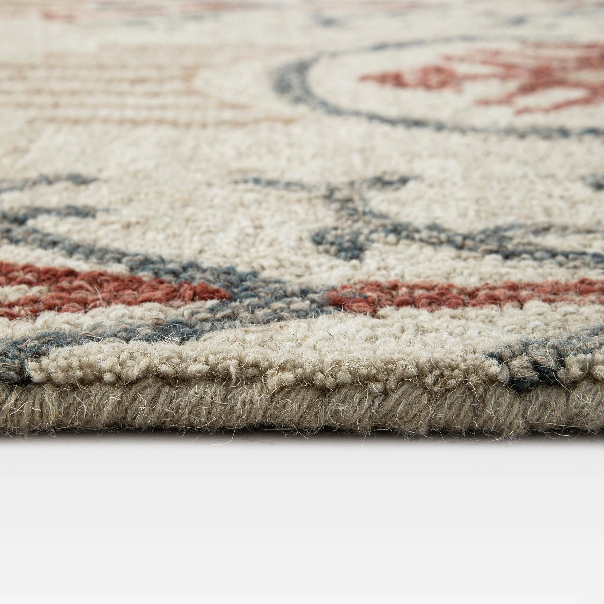 Kadiri Ikat Hand Tufted Wool Rug