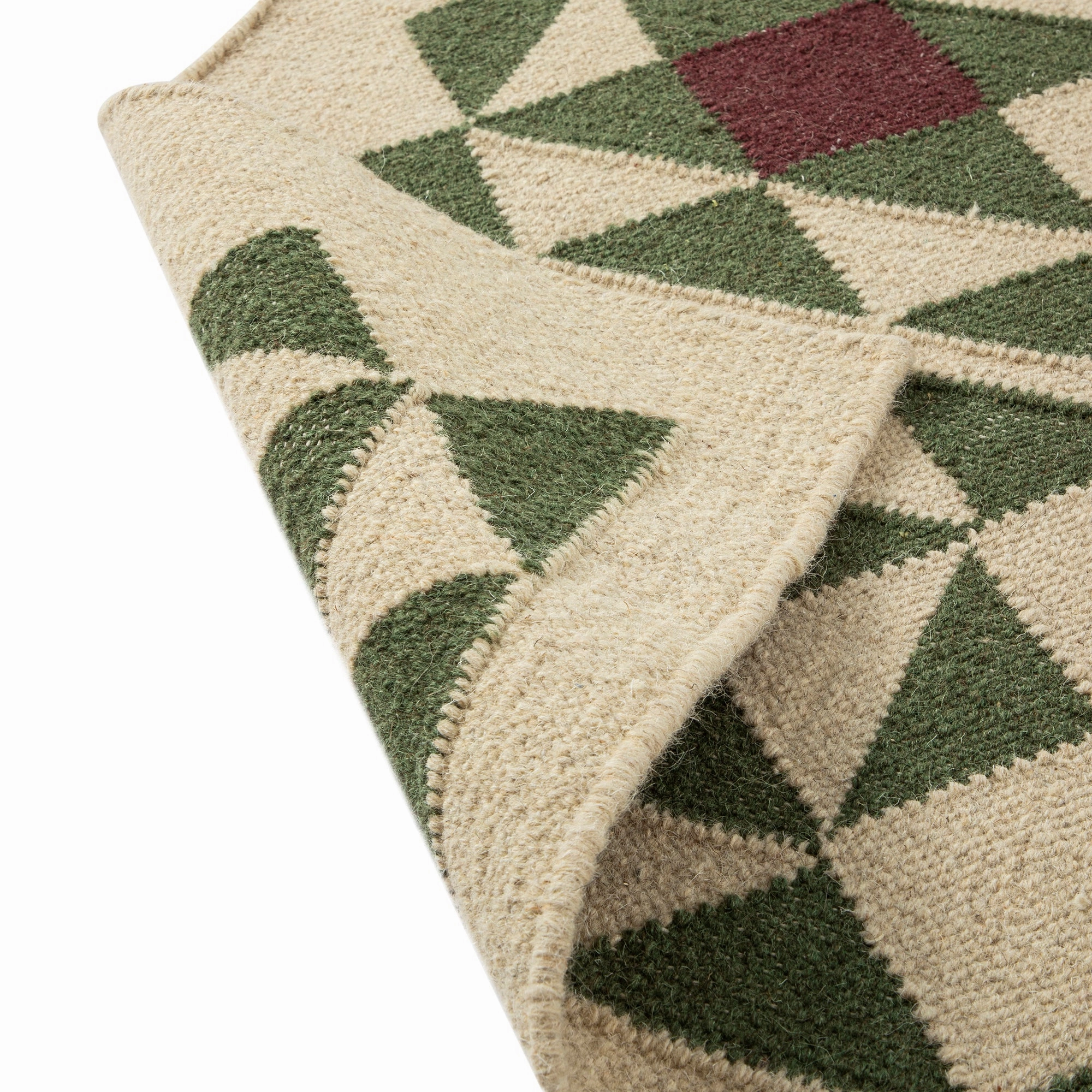 Kamala Geometric Handwoven Wool Rug